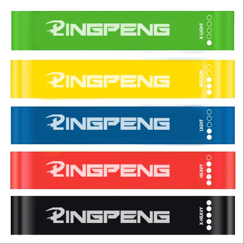 1 to 5 Piece Resistance Bands Set – Versatile Fitness Bands for Strength & Flexibility - Ravar