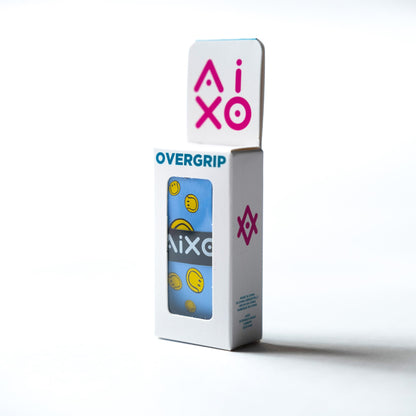 Aixo Smiley Ball Dry Overgrip Black - Ravar