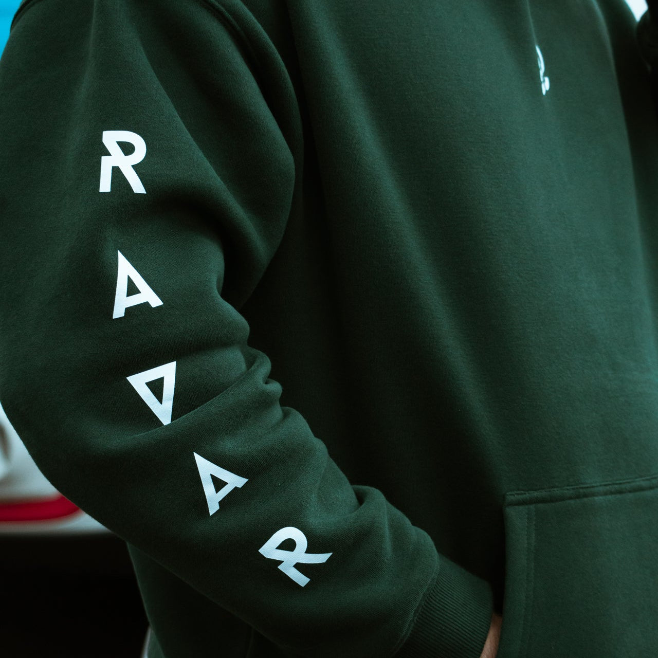 Ravar Arm-Print Heavyweight Hoodie - Ravar