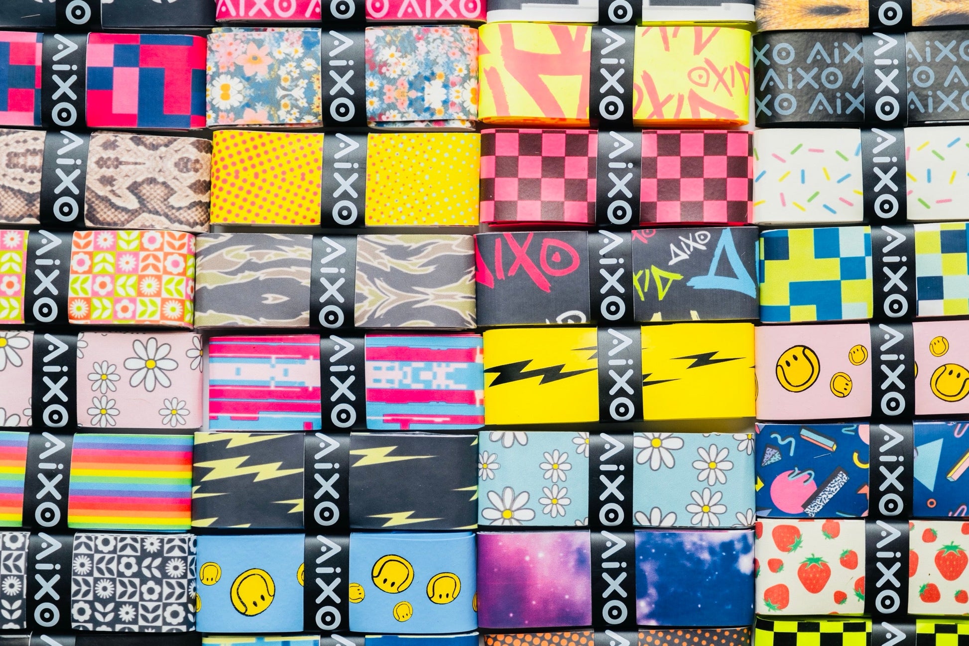 Aixo Glitch Tacky Overgrip Pink - Ravar