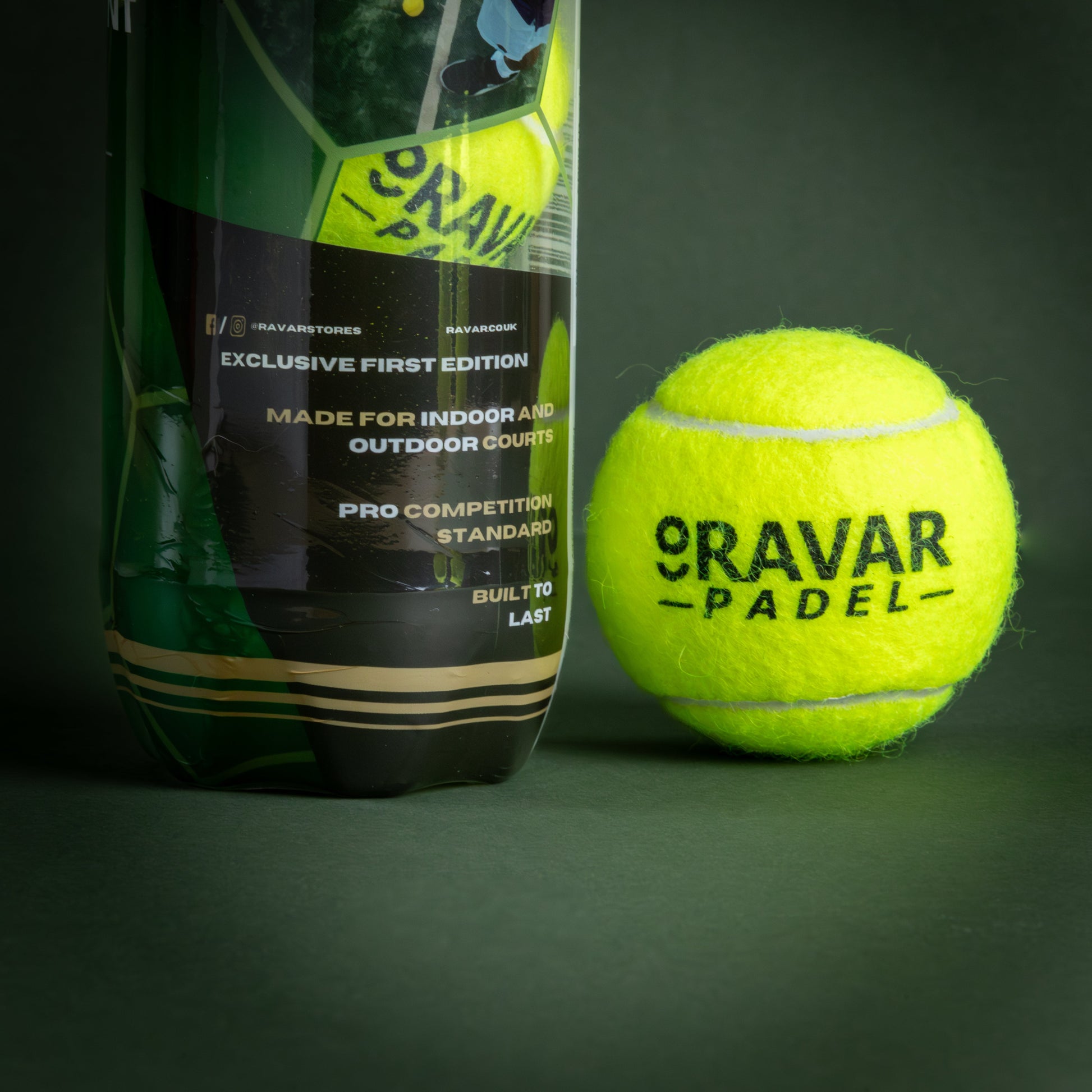 Ravar Padel Competition Ball - Set of 3 - Ravar