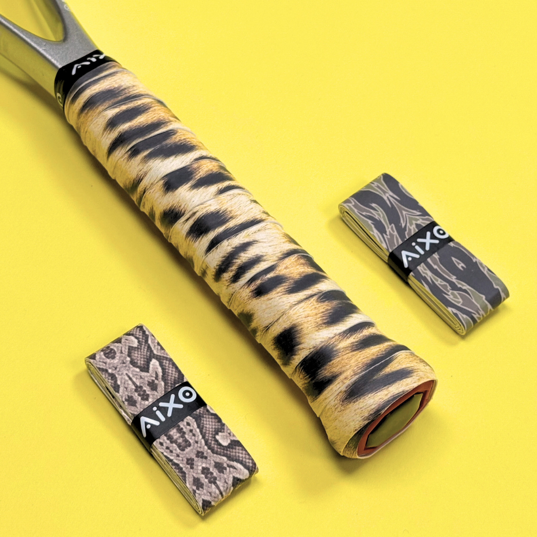 Aixo Tiger Camo Tacky Overgrip - Ravar