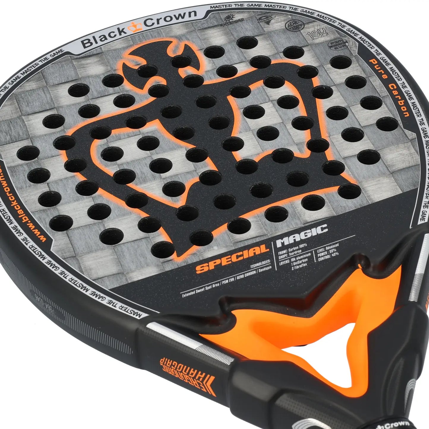Black Crown Special Magic Padel Racket - Ravar