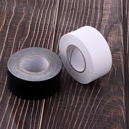 5M Racket Head Protection Tape – Universal PU Guard Strip for Tennis, Badminton & Squash Rackets (Black/White) - Ravar