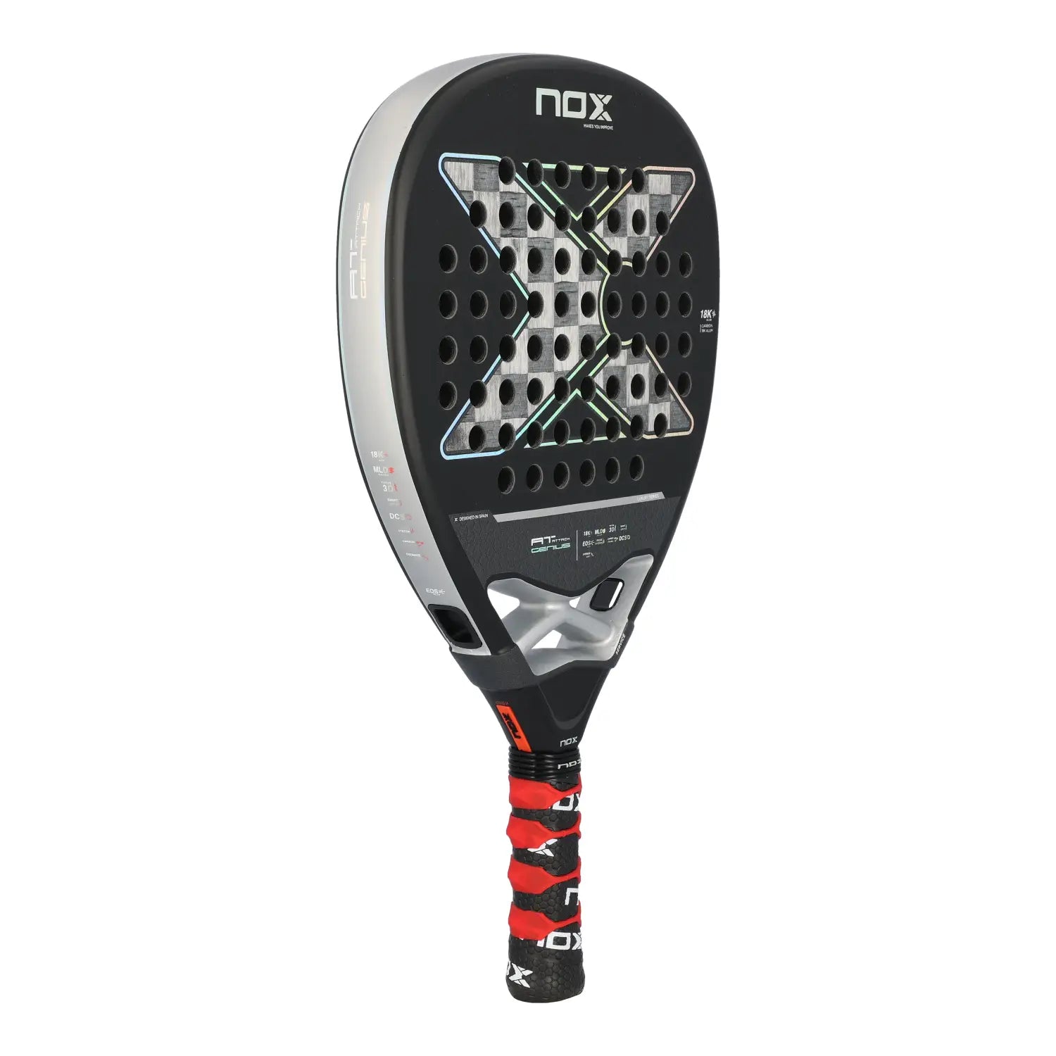 Nox AT Genius Attack 18K Padel Racket - Ravar