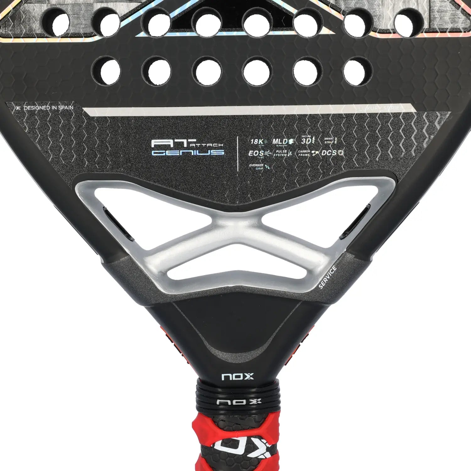 Nox AT Genius Attack 18K Padel Racket - Ravar