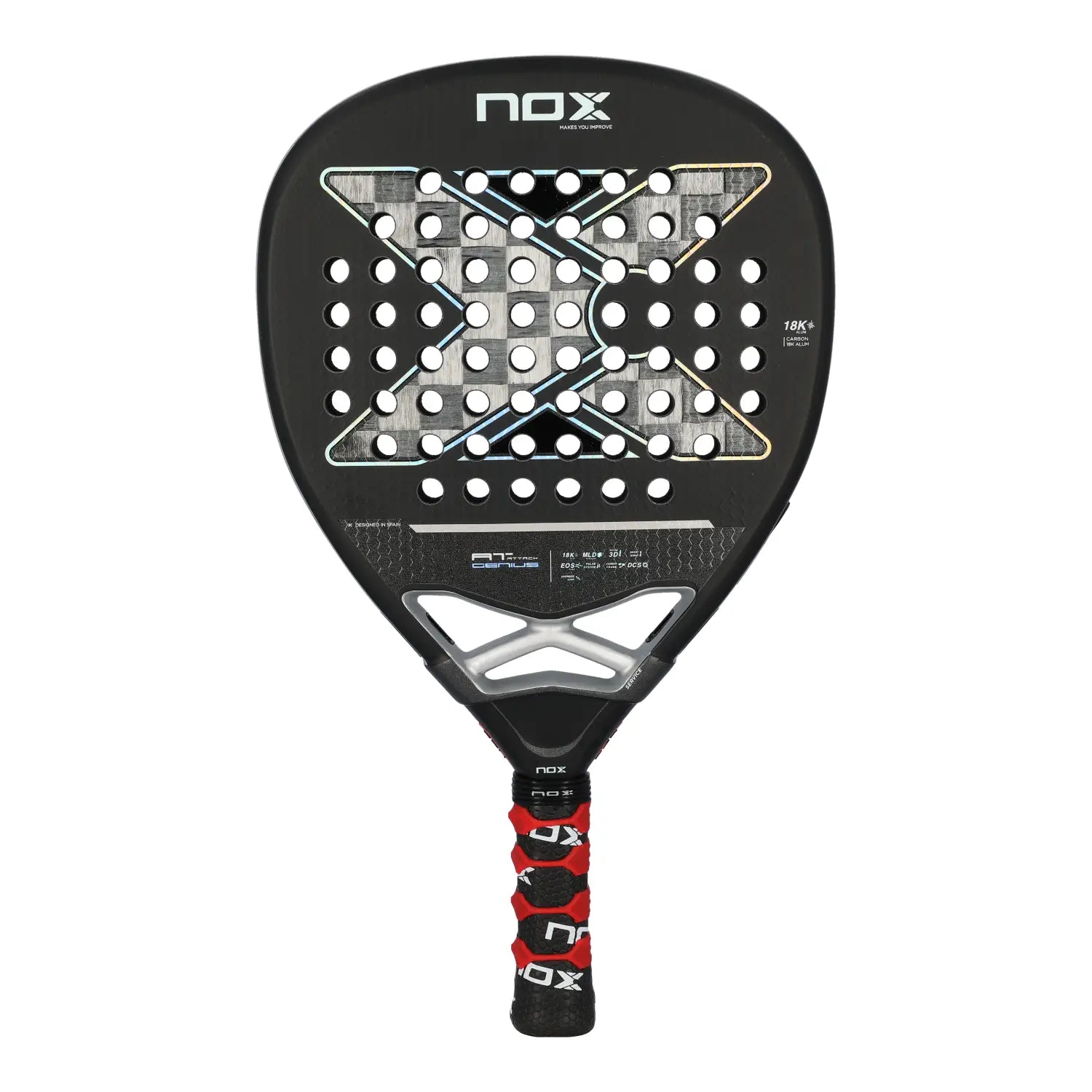 Nox AT Genius Attack 18K Padel Racket - Ravar