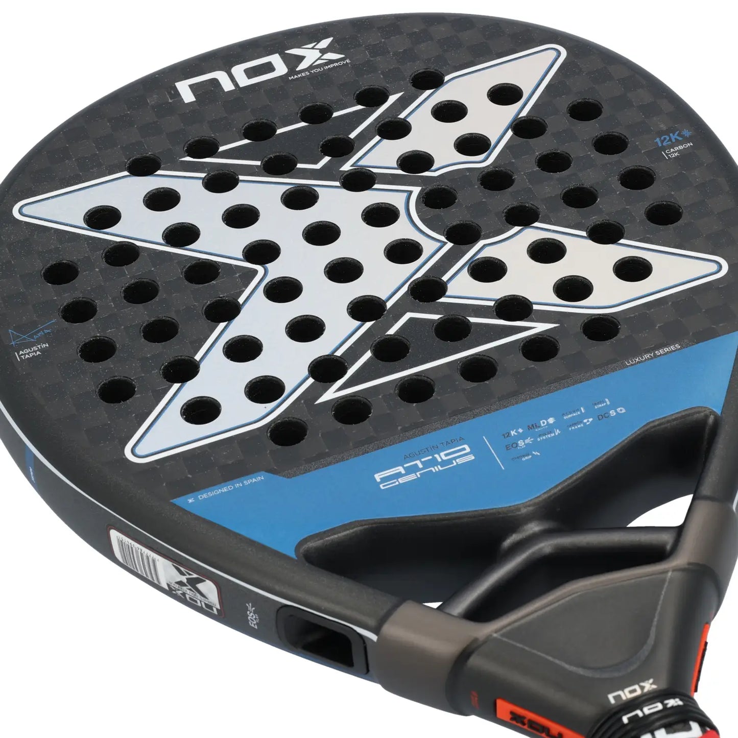 Nox Genius 12K by Agustin Tapia Padel Racket - Ravar