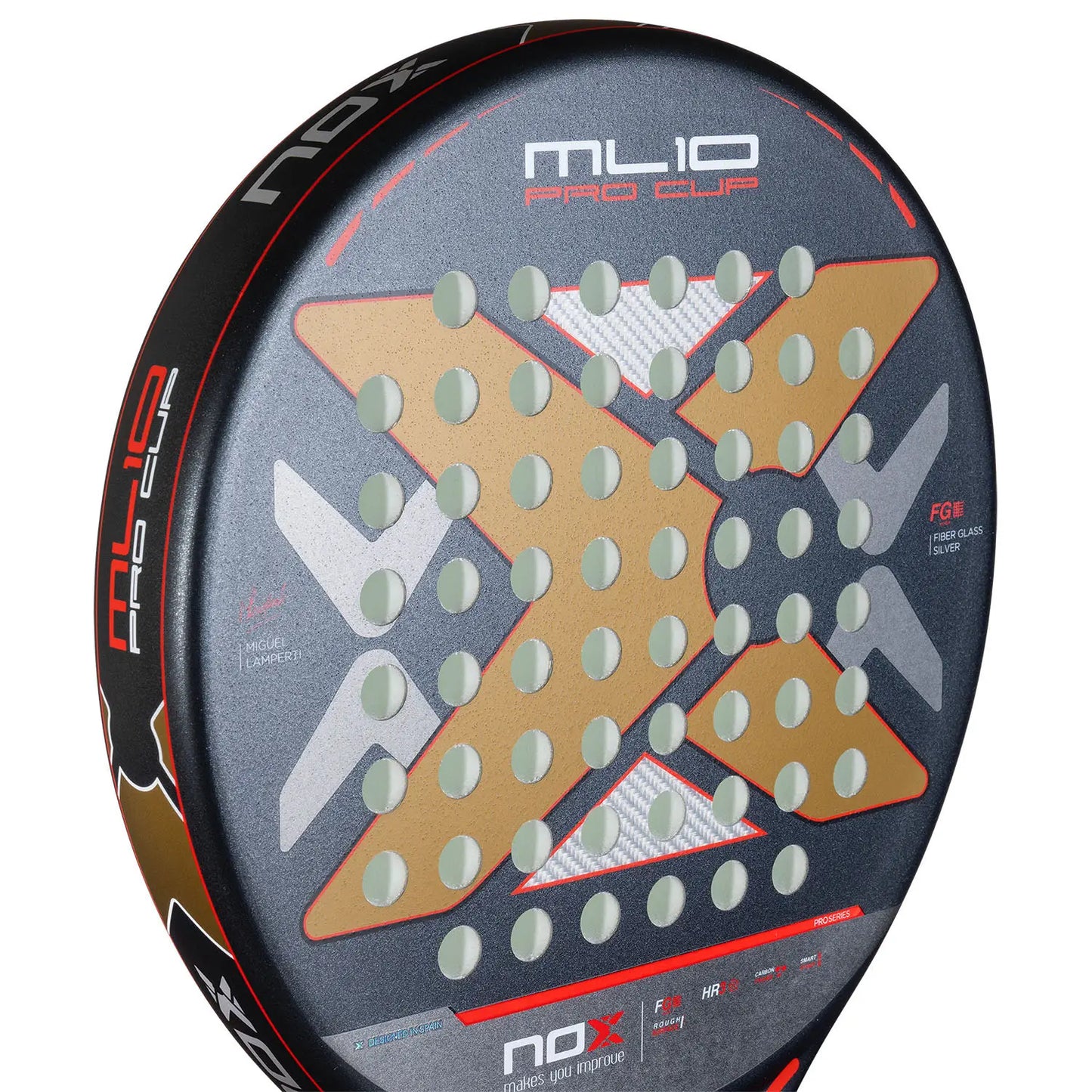 NOX ML10 Pro Cup Rough Surface 2025 | Miguel Lamperti Control Padel Racket - Ravar