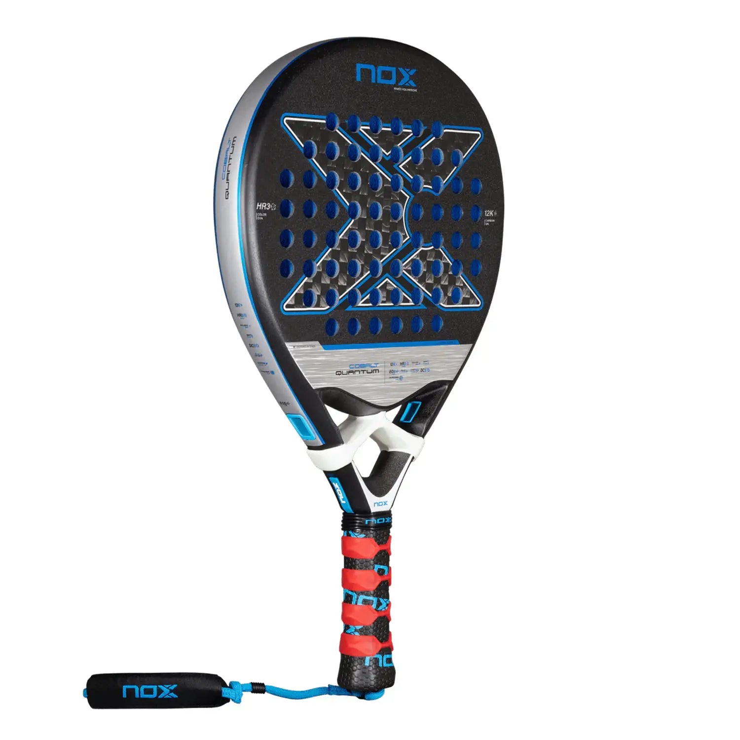 Nox Quantum 12K Cobalt Padel Racket - Ravar