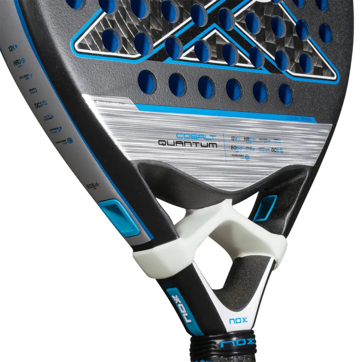 Nox Quantum 12K Cobalt Padel Racket - Ravar