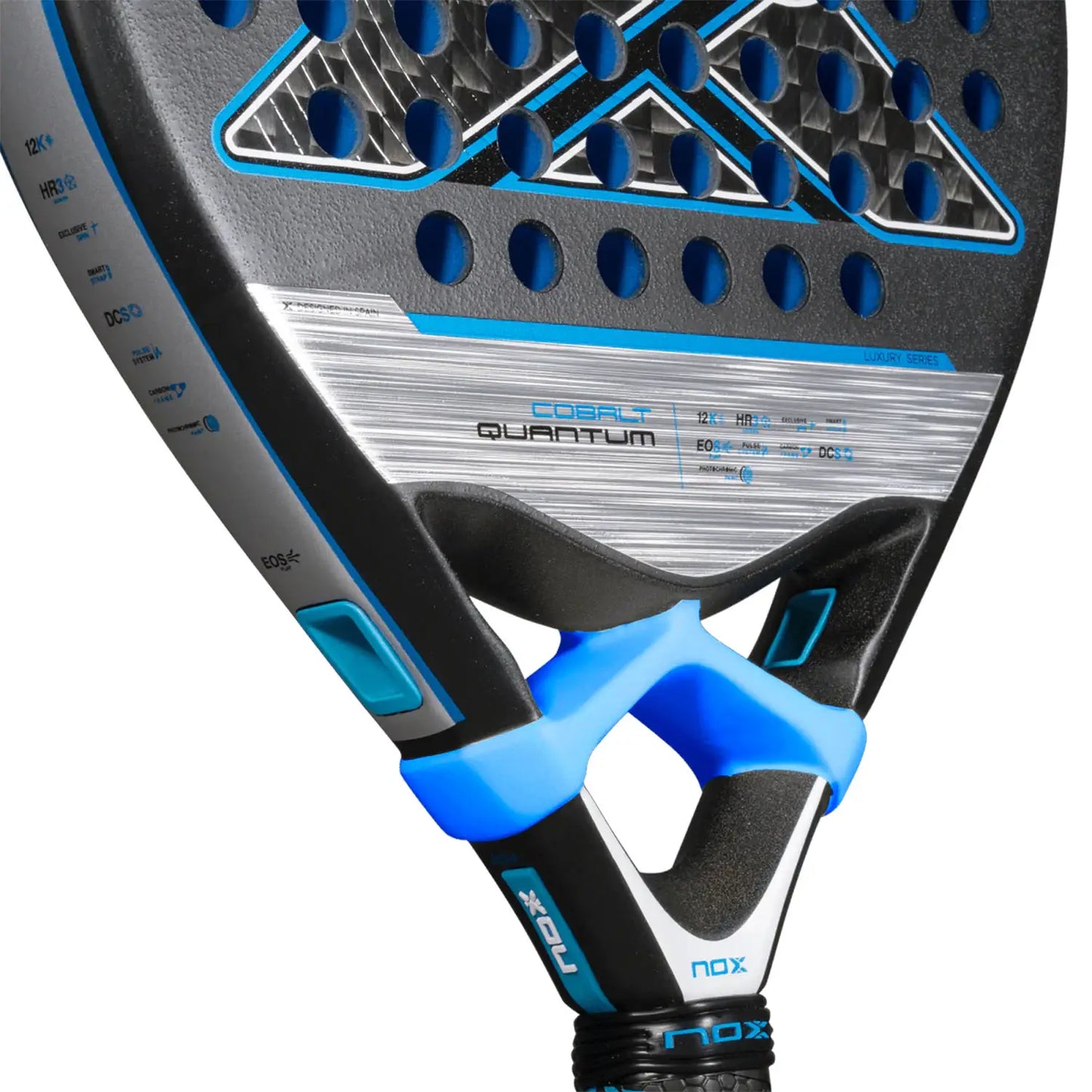 Nox Quantum 12K Cobalt Padel Racket - Ravar