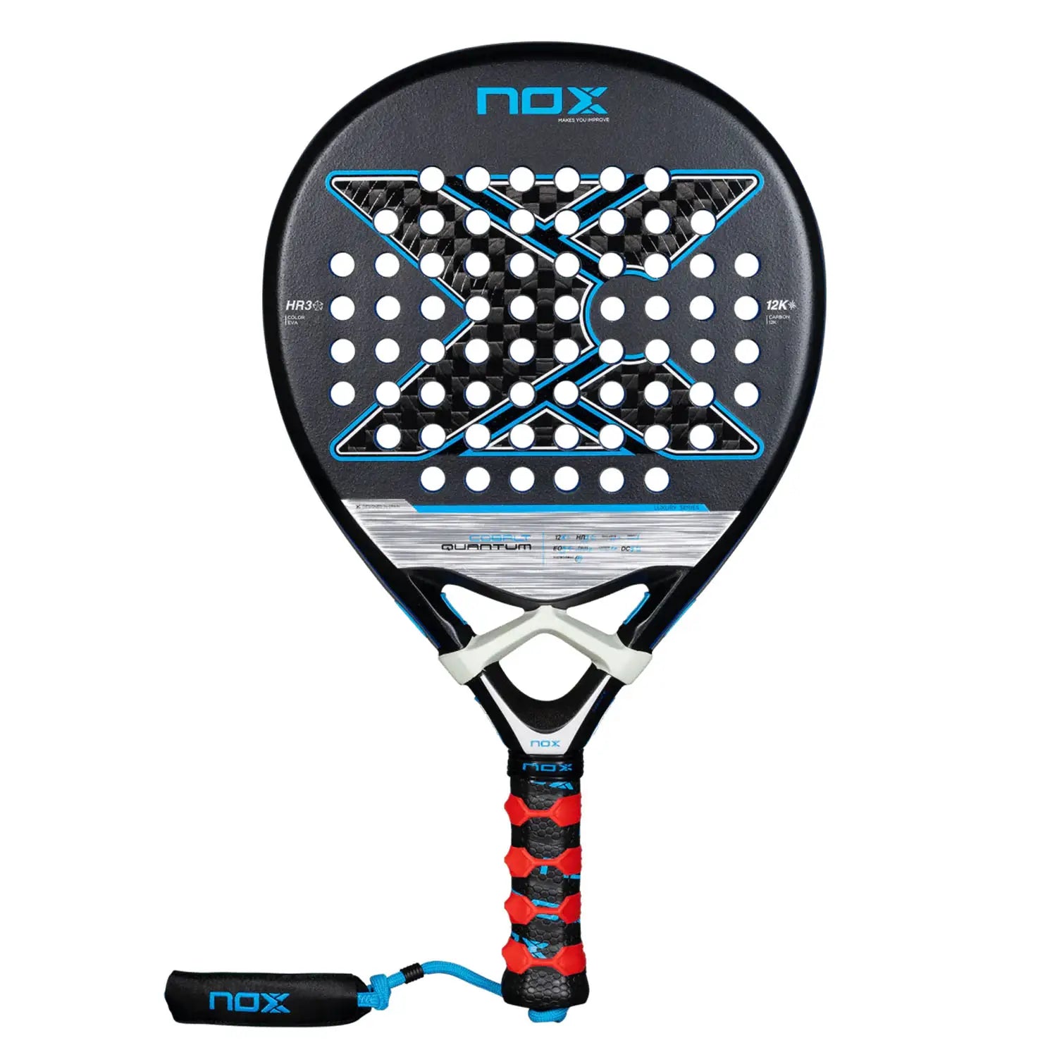 Nox Quantum 12K Cobalt Padel Racket - Ravar