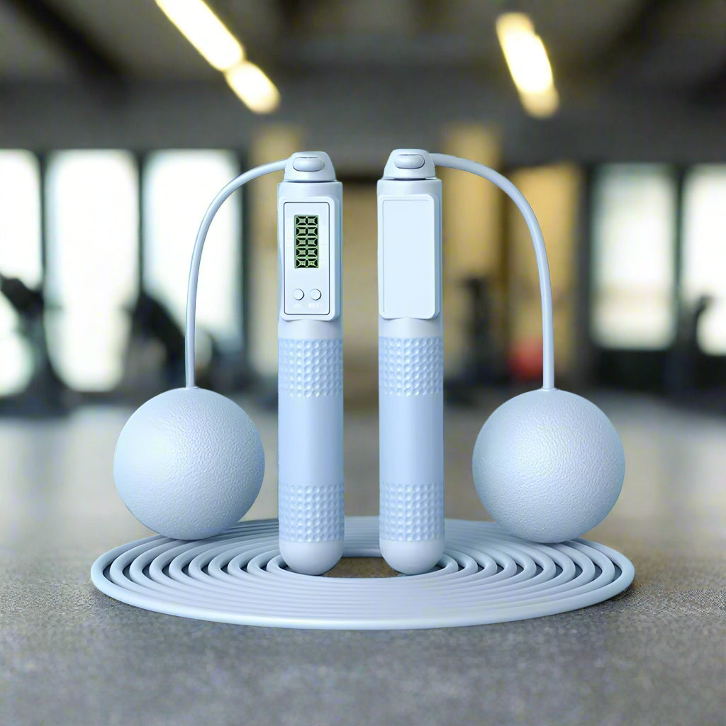 Weight Loss Jump Rope Intelligent Counting Crossfit Adjustable Cordless Skipping Rope Fitness Non-slip Handle Jump Professional - Ravar