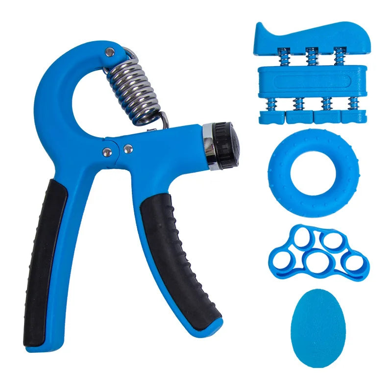 5-Piece Adjustable Hand Grip Strengthener Set for All Fitness Levels - Ravar