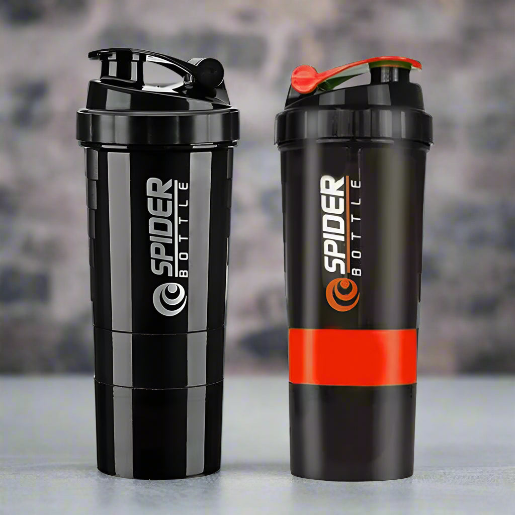 3-Layer Shaker Protein Bottle – The Ultimate Mixing Companion for Your Fitness Journey - Ravar