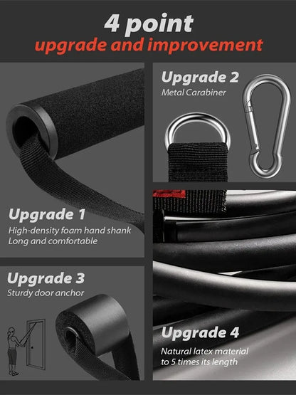 Elastic Resistance Band & Training Set - Ravar