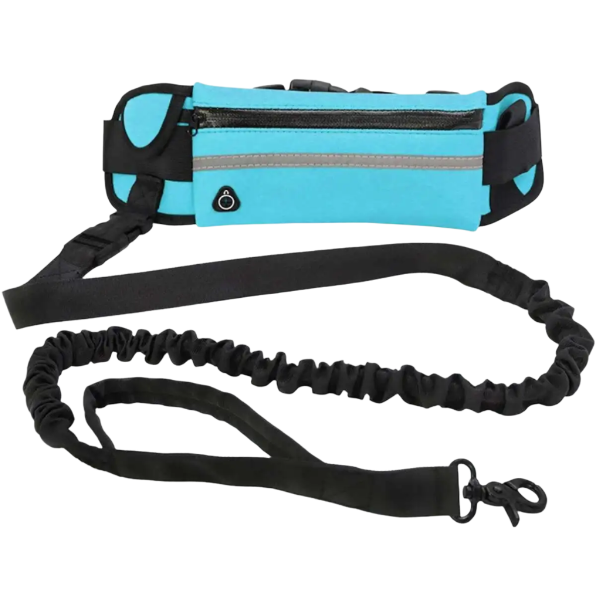 Hands-Free Dog Running Leash with Adjustable Waist Bag – Reflective & Shock-Absorbing Design - Ravar