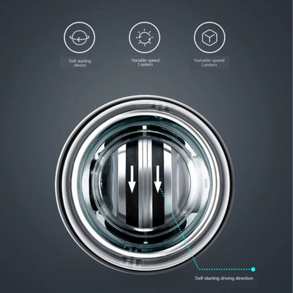 100KG Gyro Power Ball – LED Wrist & Hand Strengthener for Muscle Training - Ravar