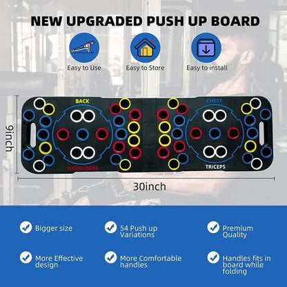 Multi-Function Push-Up Board – Home Gym Push-Up Bar System for Strength Training - Ravar