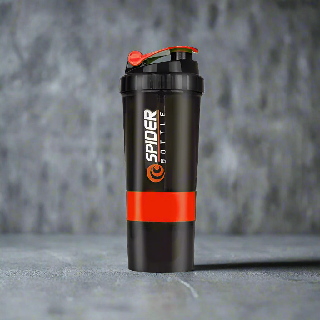 3-Layer Shaker Protein Bottle – The Ultimate Mixing Companion for Your Fitness Journey - Ravar