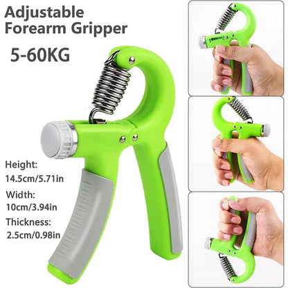 5-Piece Adjustable Hand Grip Strengthener Set for All Fitness Levels - Ravar