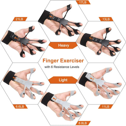 Grip Strength Trainer – Finger & Hand Exerciser for Strength & Flexibility - Ravar