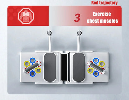 All-in-One Push-Up Trainer Board – Full Body Home Gym Set - Ravar