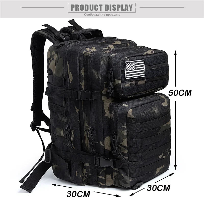 Tactical Backpacks Outdoor 45L Large Capacity - Ravar