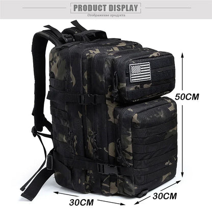 Tactical Backpacks Outdoor 45L Large Capacity - Ravar