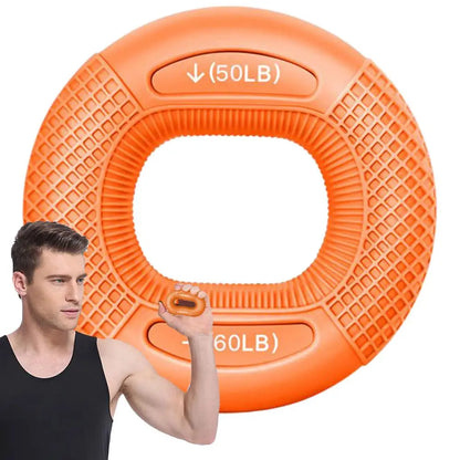 Silicone Finger Gripper Ring – Hand Muscle Strengthener for Wrist & Finger Training - Ravar