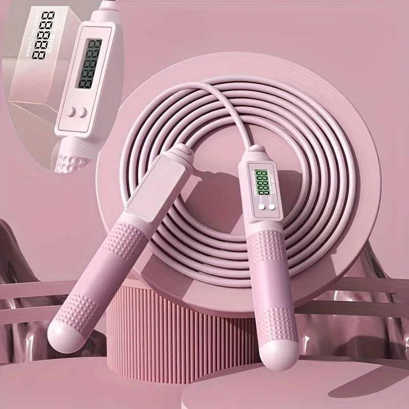 Weight Loss Jump Rope Intelligent Counting Crossfit Adjustable Cordless Skipping Rope Fitness Non-slip Handle Jump Professional - Ravar