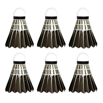 Duck Feather Badminton Shuttlecocks – Durable, High-Speed Birdies for Training & Competitive Play (3/6/12 Pack) - Ravar