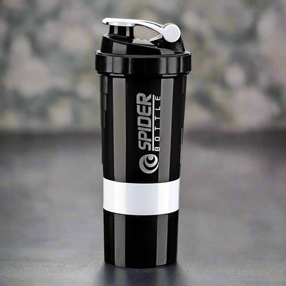 3-Layer Shaker Protein Bottle – The Ultimate Mixing Companion for Your Fitness Journey - Ravar