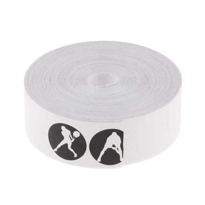 5M Racket Head Protection Tape – Universal PU Guard Strip for Tennis, Badminton & Squash Rackets (Black/White) - Ravar