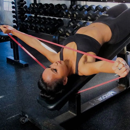 Latex Resistance Bands Pull Up Gym Home Fitness Rubber Expander Loop Strength Assist Workout Training Equipment - Ravar