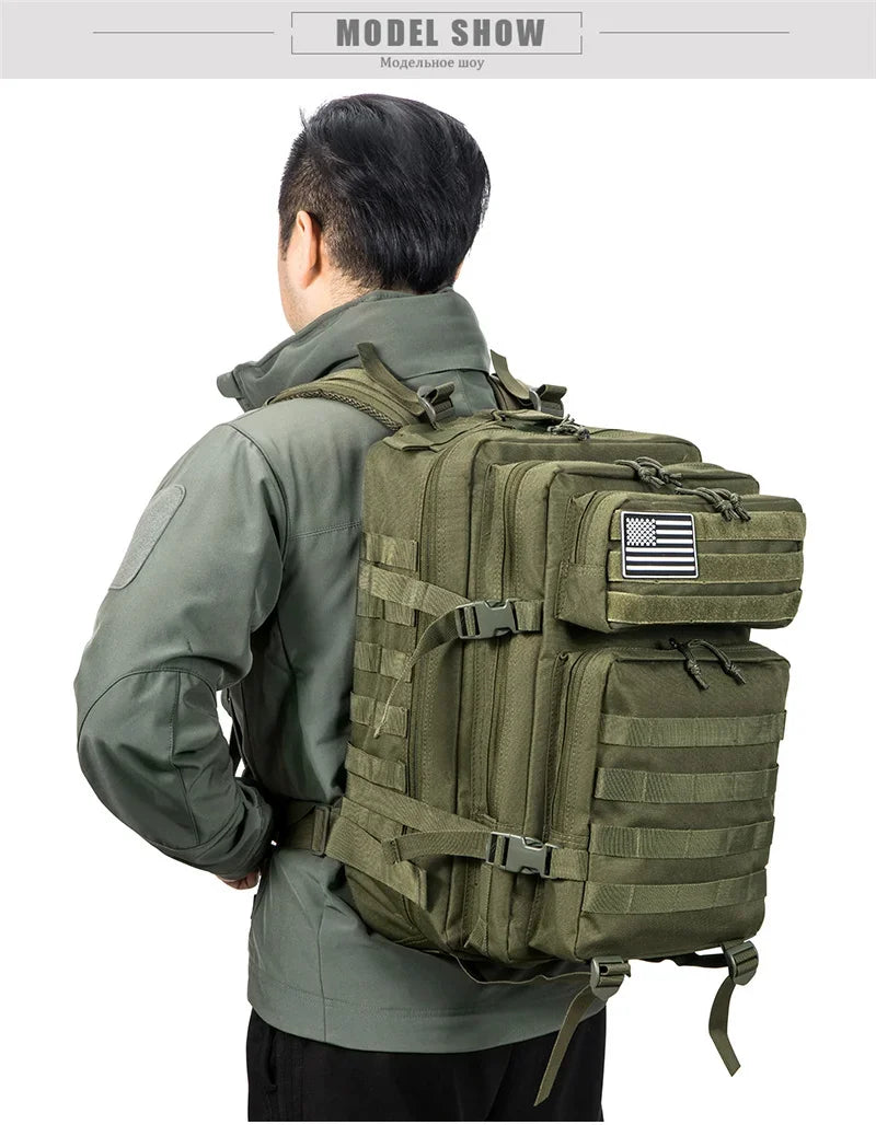 Tactical Backpacks Outdoor 45L Large Capacity - Ravar