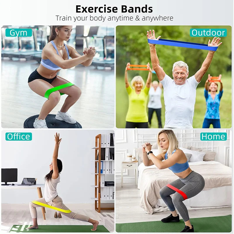 1 to 5 Piece Resistance Bands Set – Versatile Fitness Bands for Strength & Flexibility - Ravar