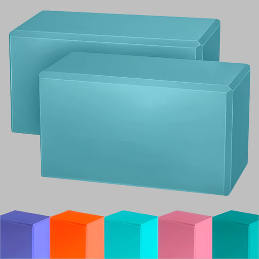 High Density Yoga Foam Blocks Non-slip Solid Color Yoga Balance Fitness Dance Supplies For Yoga Pilates And Meditation - Ravar