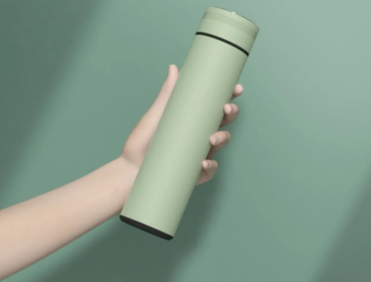 500ml Stainless Steel Insulated Water Bottle – Leak-Proof, Temp Display, 24hr Hot/Cold - Ravar