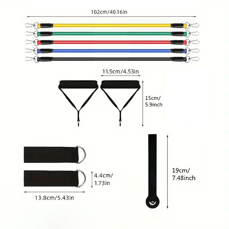 Beginner Fitness Resistance Bands – Lightweight & Portable Strength Training Equipment - Ravar