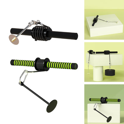 Durable Forearm Roller Trainer Excerciser Exerciser Arm Workout Strength Training Fitness Home - Ravar