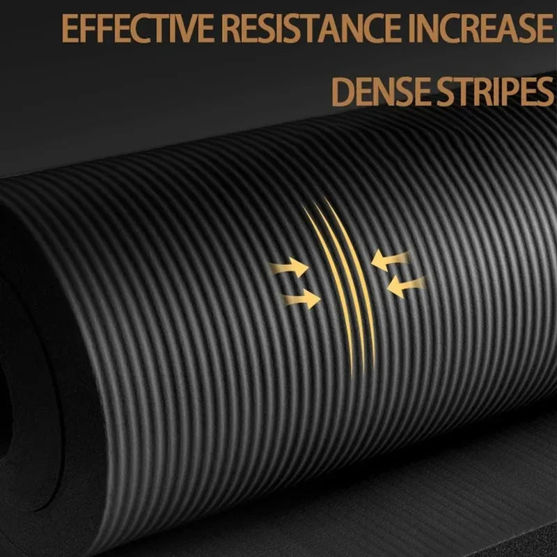 15/20mm Thick NBR Yoga Mat Moisture-proof Outdoor Non-Slip Durable Camping Picnic Mat 200x80cm Exercise Gym Fitness Workout - Ravar