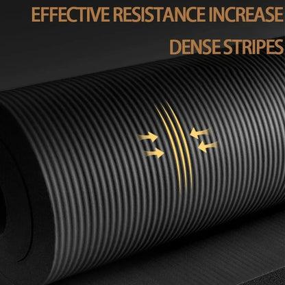 15/20mm Thick NBR Yoga Mat Moisture-proof Outdoor Non-Slip Durable Camping Picnic Mat 200x80cm Exercise Gym Fitness Workout - Ravar