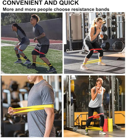 1 to 5 Piece Resistance Bands Set – Versatile Fitness Bands for Strength & Flexibility - Ravar