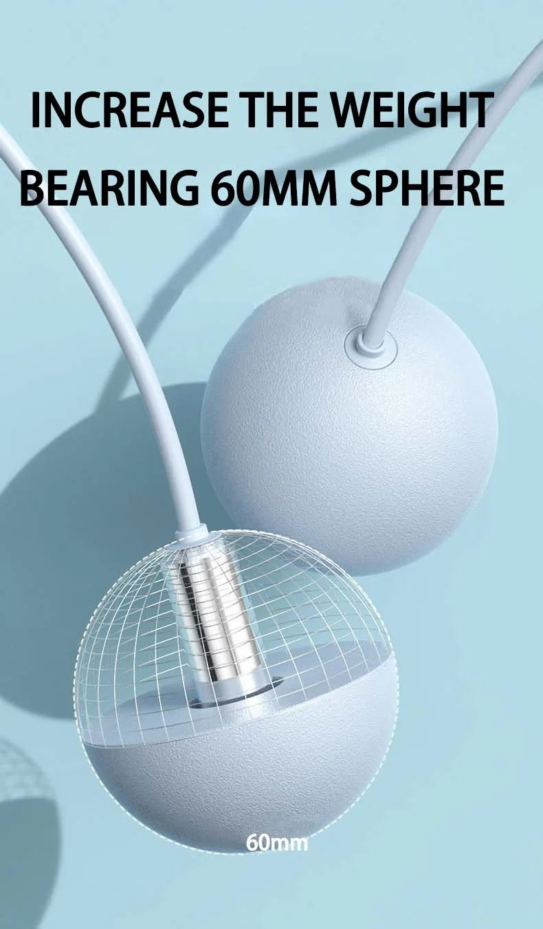 Weight Loss Jump Rope Intelligent Counting Crossfit Adjustable Cordless Skipping Rope Fitness Non-slip Handle Jump Professional - Ravar