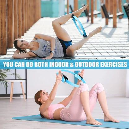 Yoga & Pilates Fitness Ring – Strengthen, Tone & Improve Flexibility - Ravar