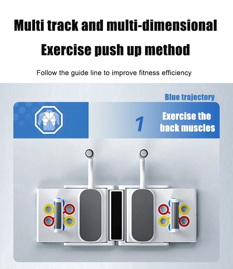 All-in-One Push-Up Trainer Board – Full Body Home Gym Set - Ravar