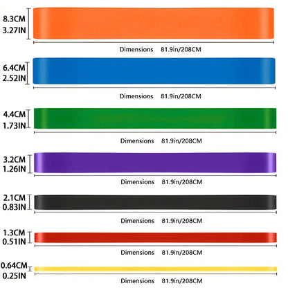 Latex Resistance Bands Pull Up Gym Home Fitness Rubber Expander Loop Strength Assist Workout Training Equipment - Ravar