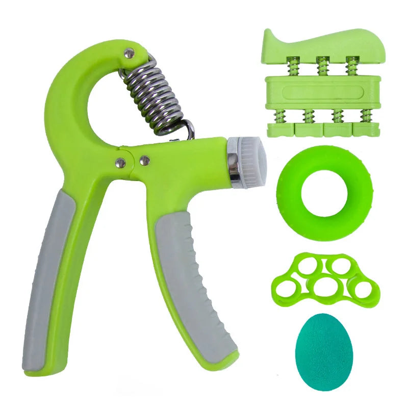5-Piece Adjustable Hand Grip Strengthener Set for All Fitness Levels - Ravar